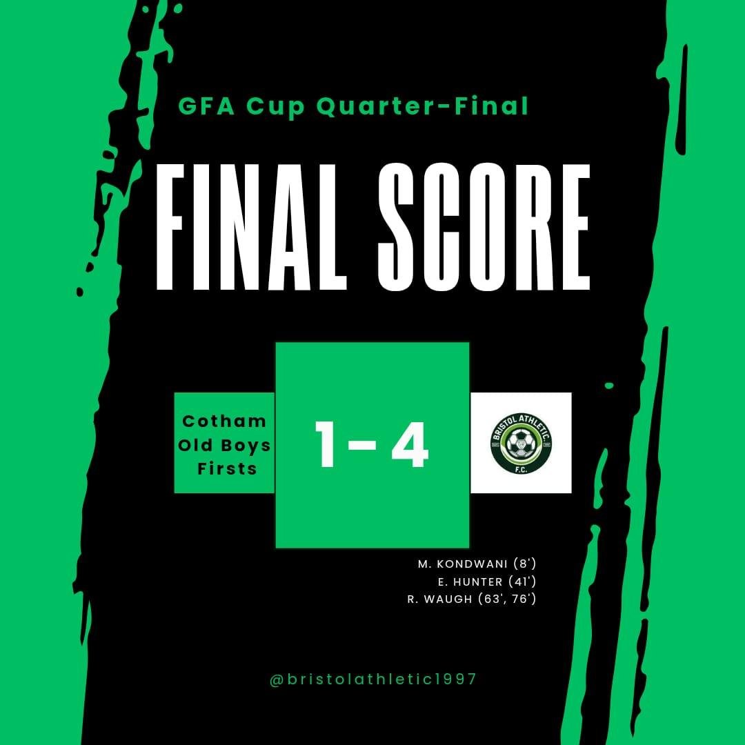 Bristol Athletic March into GFA Cup Semi-Finals