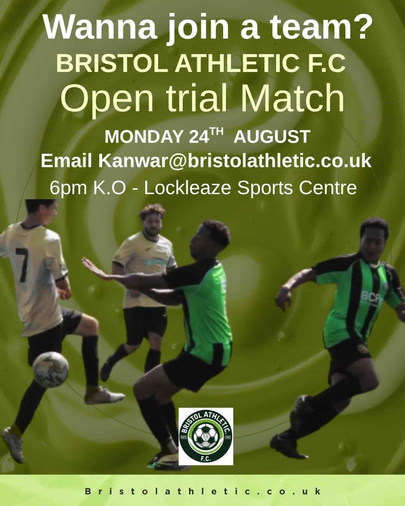 Open trials this Monday 6pm KO @lockleazesportscentre . All positions welcome. Email or DM if you wanna try out 👊🏽👌🏾🤩⚽️💪🏽 #football #bafc4life #newteam #trials #bristol